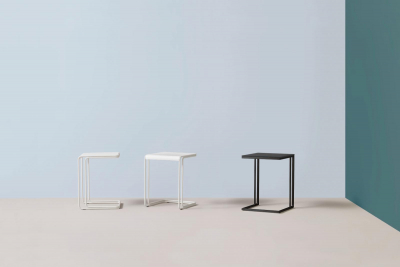 Столик журнальный PEDRALI Side table сталь, компакт-ламинат HPL черный Фото 8