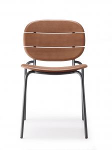 Стул деревянный Scab Design Si-Si Wood сталь, красное дерево Сапелли антрацит, красное дерево Фото 5