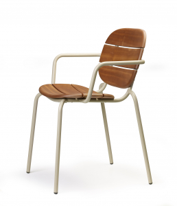 Кресло деревянное Scab Design Si-Si Wood сталь, красное дерево Сапелли тортора, красное дерево Фото 12