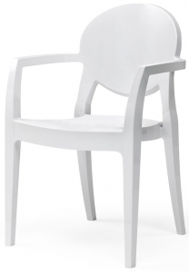 Кресло пластиковое Scab Design Igloo поликарбонат белый Фото 1