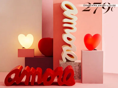 Скамья пластиковая дизайнерская SLIDE Amore Standard полиэтилен молочный белый Фото 13