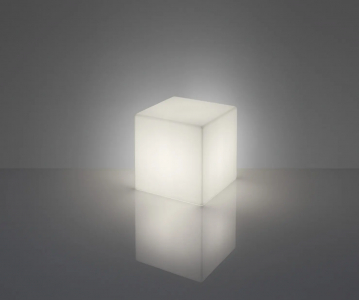 Светильник пластиковый Куб SLIDE Cubo 50 Lighting IN полиэтилен белый Фото 4