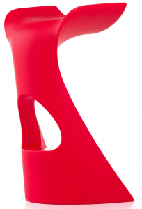 Стул барный пластиковый SLIDE Koncord Standard полиэтилен пламенный красный Фото 1