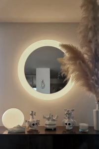 Зеркало с подсветкой SLIDE Giotto Mirror 80 Lighting LED полиэтилен, зеркало белый Фото 6