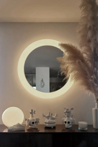 Зеркало с подсветкой SLIDE Giotto Mirror 110 Lighting LED  полиэтилен, зеркало белый Фото 7