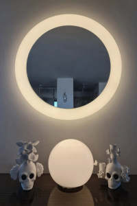 Зеркало с подсветкой SLIDE Giotto Mirror 110 Lighting LED  полиэтилен, зеркало белый Фото 6