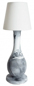 Светильник пластиковый напольный SLIDE Ottocento Lamp Special полиэтилен арабескато, белый Фото 1