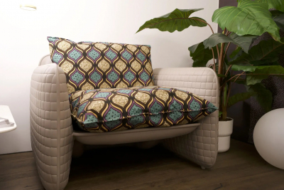 Кресло пластиковое с подушками SLIDE Mara Masai Standard биополиэтилен, ткань Фото 15
