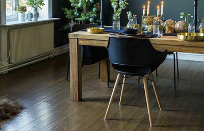 Кресло пластиковое PAPATYA Opal Wox Pro Beech бук, стеклопластик натуральный, черный Фото 4