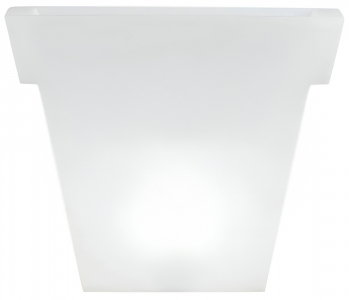 Кашпо пластиковое светящееся SLIDE Il Vaso Lighting полиэтилен белый Фото 1