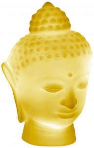 Светильник пластиковый настольный Будда SLIDE Buddha Lighting полиэтилен желтый Фото 1