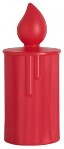 Светильник пластиковый настольный SLIDE Fiamma Lighting полиэтилен красный Фото 1