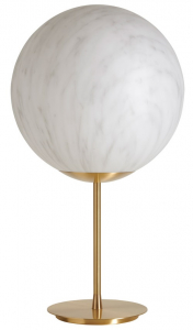Светильник пластиковый настольный SLIDE Mineral Stand Lighting латунь, полиэтилен белый, серый Фото 1
