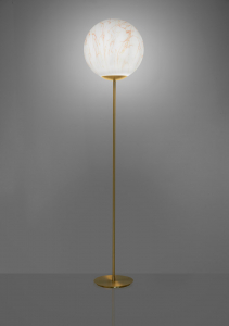 Торшер пластиковый SLIDE Mineral Stand Lighting латунь, полиэтилен белый, красный Фото 4