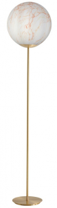 Торшер пластиковый SLIDE Mineral Stand Lighting латунь, полиэтилен белый, красный Фото 1