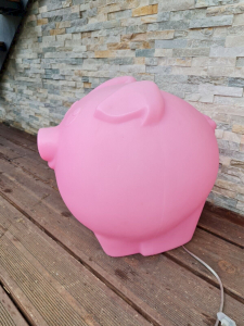 Светильник пластиковый настольный Свинка SLIDE Peggy Lighting полиэтилен Фото 20