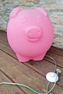 Светильник пластиковый настольный Свинка SLIDE Peggy Lighting полиэтилен Фото 21