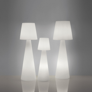 Торшер пластиковый уличный SLIDE Pivot Lighting OUT полиэтилен белый Фото 4