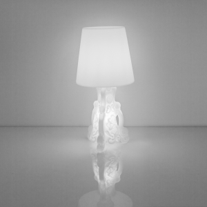 Светильник дизайнерский настольный SLIDE Lady Of Love Lighting полиэтилен белый Фото 5