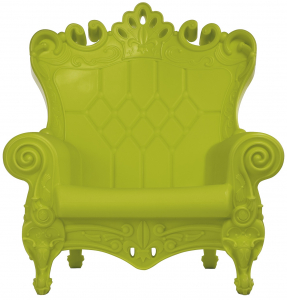 Кресло пластиковое SLIDE Queen Of Love Standard полиэтилен лаймовый зеленый Фото 1