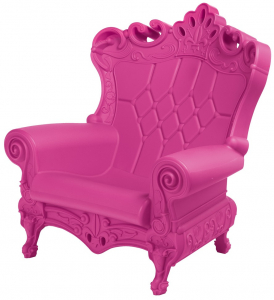 Кресло пластиковое SLIDE Queen Of Love Standard полиэтилен фуксия Фото 4