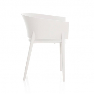 Кресло пластиковое Vondom Africa Basic полипропилен, стекловолокно белый Фото 5