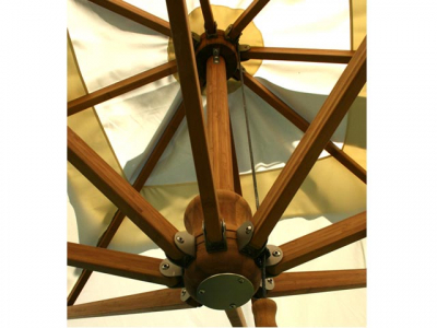 Зонт с боковой опорой BAMBOO полиэстер натуральный Фото 2