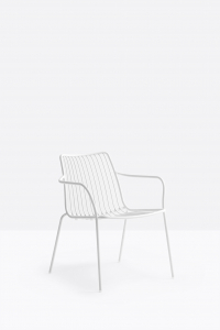 Лаунж-кресло металлическое PEDRALI Nolita сталь белый Фото 6