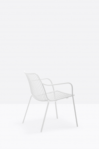 Лаунж-кресло металлическое PEDRALI Nolita сталь белый Фото 7