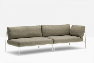 Диван с левым подлокотником PEDRALI Nolita Sofa сталь, ткань Фото 8