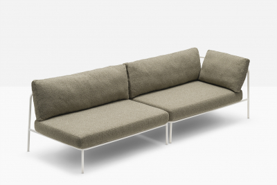Диван с левым подлокотником PEDRALI Nolita Sofa сталь, ткань Фото 9