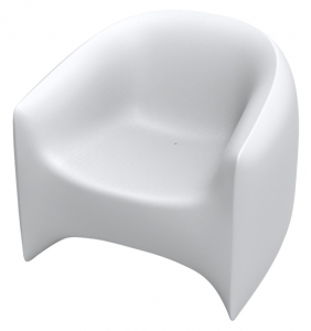Кресло пластиковое светящееся Vondom Blow LED полиэтилен белый Фото 5