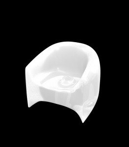 Кресло пластиковое светящееся Vondom Blow LED полиэтилен белый Фото 6