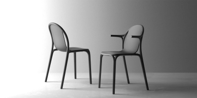 Стул пластиковый Vondom Brooklyn Basic полипропилен, стекловолокно черный Фото 6