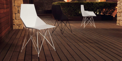 Стул пластиковый Vondom Faz Basic сталь, полипропилен черный Фото 8