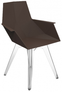Кресло пластиковое Vondom Faz Basic поликарбонат, полипропилен бронзовый Фото 1