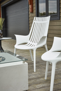 Кресло пластиковое Vondom Ibiza Basic полипропилен, стекловолокно белый Фото 8