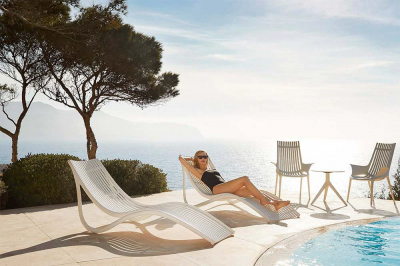 Кресло пластиковое Vondom Ibiza Basic полипропилен, стекловолокно белый Фото 12