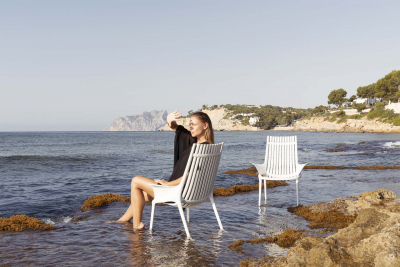 Кресло пластиковое Vondom Ibiza Basic полипропилен, стекловолокно белый Фото 17