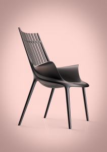 Кресло пластиковое Vondom Ibiza Basic полипропилен, стекловолокно черный Фото 4