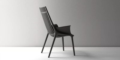 Кресло пластиковое Vondom Ibiza Basic полипропилен, стекловолокно черный Фото 17