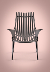 Кресло пластиковое Vondom Ibiza Revolution переработанный полипропилен темно-серый Manta Фото 6