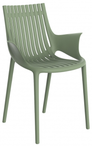 Кресло пластиковое Vondom Ibiza Basic полипропилен, стекловолокно зеленый Фото 1