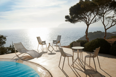 Кресло пластиковое Vondom Ibiza Basic полипропилен, стекловолокно белый Фото 9