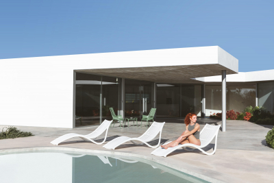 Лежак пластиковый Vondom Ibiza Basic полипропилен, стекловолокно белый Фото 23