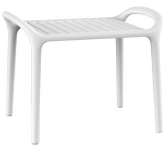Столик пластиковый для лежака Vondom Ibiza Basic полипропилен, стекловолокно белый Фото 1