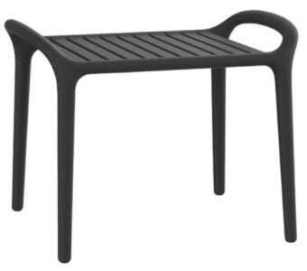 Столик пластиковый для лежака Vondom Ibiza Basic полипропилен, стекловолокно черный Фото 1
