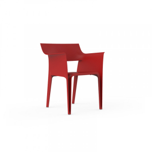 Кресло пластиковое Vondom Pedrera Basic полипропилен, стекловолокно красный Фото 4