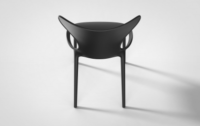 Стул пластиковый детский Vondom Love Mini Basic полипропилен, стекловолокно черный Фото 4