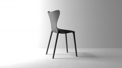 Стул пластиковый детский Vondom Love Mini Basic полипропилен, стекловолокно черный Фото 7